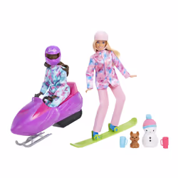 Barbie – Coffret de deux poupées Sports d'hiver - Vue supplémentaire 5