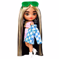 Barbie Extra Mini, Poupée mannequin, Femelle, 3 an(s), Fille, 138,4 mm, Multicolore
