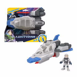 Fisher-Price Imaginext HGT32, Navette spatiale, 3 an(s), Plastique, Bleu, Gris