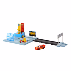 Disney Pixar Cars Disney · Pixar – Cars : Sur la route – Centre Rust-Eze Dinoco, Ensemble véhicule de course et piste, 4 an(s ...