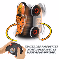 Hot Wheels Monster Trucks – Véhicule Radiocommandé L'INARRÊTABLE TIGER SHARK - Vue supplémentaire 10