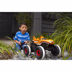 Hot Wheels Monster Trucks – Véhicule Radiocommandé L'INARRÊTABLE TIGER SHARK - Vue supplémentaire 4