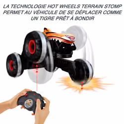 Hot Wheels Monster Trucks – Véhicule Radiocommandé L'INARRÊTABLE TIGER SHARK - Vue supplémentaire 9