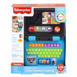 Fisher-Price Rires et Éveil Rires & Éveil - Mon Premier Ordi Portable- Jouet D'Éveil - 6 Mois Et + - Vue supplémentaire 6