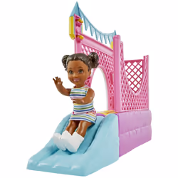 Barbie Skipper Babysitters Inc. – Coffret Skipper Baby-Sitter Château Gonflable - Vue supplémentaire 4