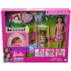 Barbie Skipper Babysitters Inc. – Coffret Skipper Baby-Sitter Château Gonflable - Vue supplémentaire 6