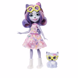 Enchantimals City Tails – BÊTES CITADINES – HADLEY HUSKY ET SLEDDER, Mini poupée, Femelle, 4 an(s), Garçon/Fille, 155 mm, Mul ...