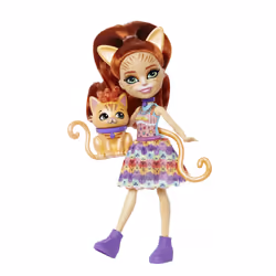 Enchantimals City Tails – BÊTES CITADINES – TARLA CHAT TIGRÉ ET CUDDLER