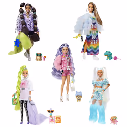 Barbie Extra HHC58, Poupée mannequin, Femelle, 3 an(s), Fille, 230 mm, Multicolore