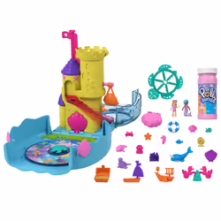 Polly Pocket Coffret Aquarium À Bulles, Action/Aventure, 4 an(s), Multicolore, Plastique