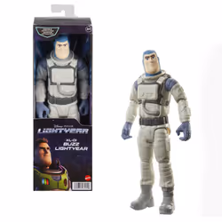 Lightyear Disney Pixar Basic Large Scale (12-Inch Scale) XL-01 Buzz Figure, 4 an(s), Gris, Blanc