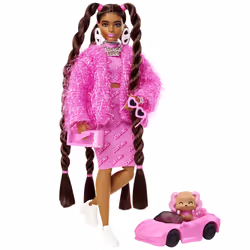 Barbie Extra Doll, Poupée mannequin, Femelle, 3 an(s), Fille, 285 mm, Multicolore