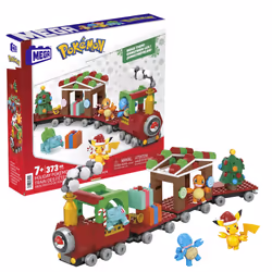 MEGA Pokémon Train des fêtes, Jeu de construction, 7 an(s), Plastique, 373 pièce(s), 638,7 g