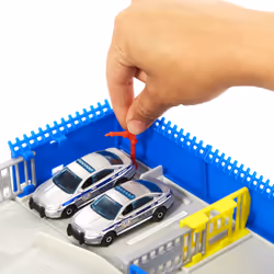 Matchbox – Action Drivers – Coffret Poste de Police, Police, 3 an(s), Piles fournies, LR44, Multicolore, Plastique