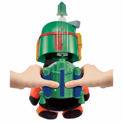 Star Wars Figurine-Peluche Boba Fett Transformateur de Voix, 3 an(s), AAA, Piles fournies