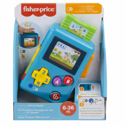 Fisher-Price Rires et Éveil Baby Console, 0,5 an(s), Sonore, Fonction vocale, Batteries requises, Plastique, Multicolore