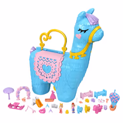 Polly Pocket – Coffret SOIRÉE PYJAMA LAMA SURPRISES - Vue supplémentaire 5