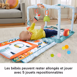 Fisher-Price HJK45 gymnase et tapis d'éveil pour bébé Multicolore Tapis de gymnastique pour bébé - Vue supplémentaire 8