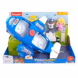 Fisher-Price - L’Avion Little People - Jouet d\u0027éveil - 6 mois et +