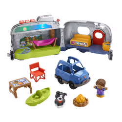 Fisher-Price Little People Camper, Action/Aventure, 1 an(s), Piles fournies, AA, Multicolore, Plastique