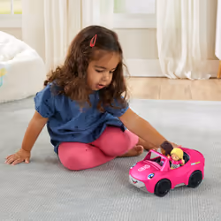 Fisher-Price Little People DECAPOTABLE DE BARBIE, Voiture, 1,5 an(s), AA, Plastique, Rose