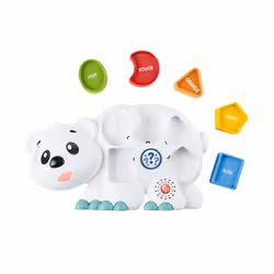 Fisher-Price Linkimals Omer l'Ours Polaire, Garçon/Fille, 1,5 an(s), Effets lumineux, Sonore