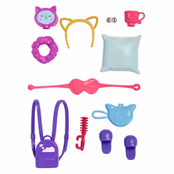 Barbie – Assortiment d’accessoires thématiques, Accessoires pour poupée, 3 an(s)