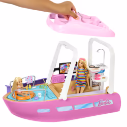 Barbie – Coffret Bateau de Rêve, Bateau de poupée, 3 an(s)