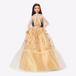 Barbie Signature Poupée Joyeux Noël 2023, Poupée mannequin, Femelle, 6 an(s), Fille, 330,2 mm, Beige, Or