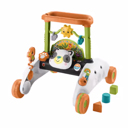Fisher-Price Mon Trotteur Panda d’Activités Évolutif, 6 mois, 4 roue(s), Multicolore