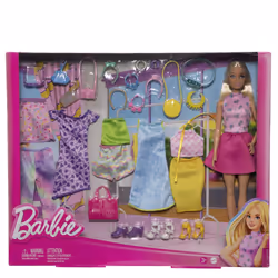 Barbie Fashionistas – Coffret Poupée et Tenues - Vue supplémentaire 6