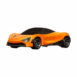 Hot Wheels HKC43, Véhicule de course, 3 an(s), Métal, Plastique, Noir, Orange