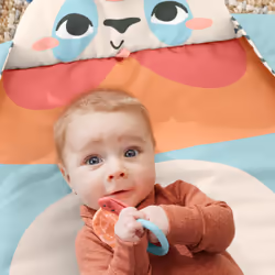 Fisher-Price Tapis d’éveil Panda à Rouler