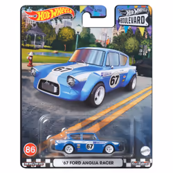 Hot Wheels HKF32, Véhicule de course, 3 an(s), Métal, Plastique, Bleu, Blanc