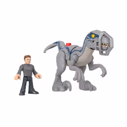 Fisher-Price Imaginext – Jurassic World – Blue en fuite, 3 an(s), Multicolore, Plastique