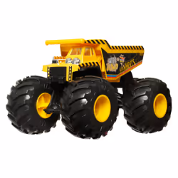 Hot Wheels Monster Trucks Oversized GOTTA DUMP Vehicle, Monster truck, 3 an(s), Jaune