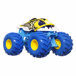 Hot Wheels Monster Trucks Oversized PIRAN-AHHH Vehicle, Monster truck, 3 an(s), Bleu, Jaune