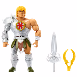 Masters of the Universe Les Maîtres de l’Univers – Figurine articulée Origins Musclor avec armure de serpent, 6 an(s), Marron ...