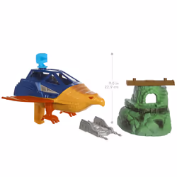 Masters of the Universe Origins – Coffret Point Dread et Talon Fighter, Véhicule, 6 an(s), Plastique, Multicolore