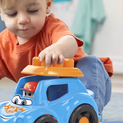 MEGA BLOKS – Voiture De Course Ricky, Jeu de construction, 1 an(s), Plastique, 6 pièce(s), 638,7 g