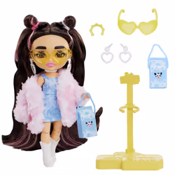 Barbie Extra HKP90, Mini poupée, Femelle, 3 an(s), Garçon/Fille, 139 mm, Multicolore