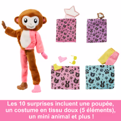 Barbie Cutie Reveal – Poupée Série Jungle - Vue supplémentaire 8