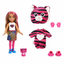 Barbie Cutie Reveal – Poupée Chelsea Série Jungle