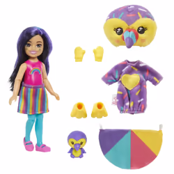 Barbie Cutie Reveal – Poupée Chelsea Série Jungle