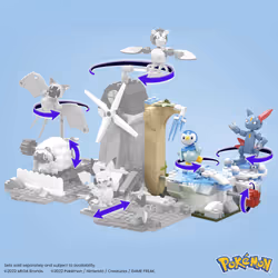 MEGA Pokémon – Coffret de construction Tiplouf et Farfuret à la neige