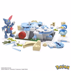 MEGA Pokémon – Coffret de construction Tiplouf et Farfuret à la neige - Vue supplémentaire 4