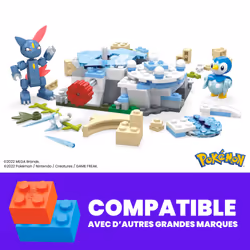 MEGA Pokémon – Coffret de construction Tiplouf et Farfuret à la neige - Vue supplémentaire 9