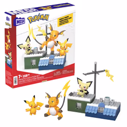 MEGA Pokémon – Coffret Évolution Pikachu, Jeu de construction, 7 an(s), Plastique, 159 pièce(s), 316,2 g