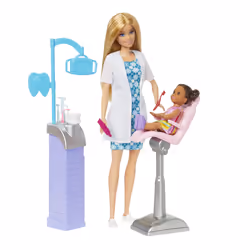 Barbie – Poupée Dentiste, Poupée mannequin, Femelle, 3 an(s), Garçon/Fille, 258,4 mm, Multicolore