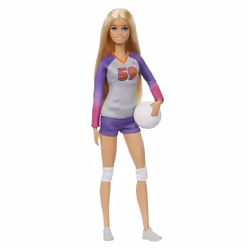 Barbie Made to Move – Poupée articulée Joueuse de Volleyball, Poupée mannequin, Femelle, 3 an(s), Fille, 300 mm, 20 g